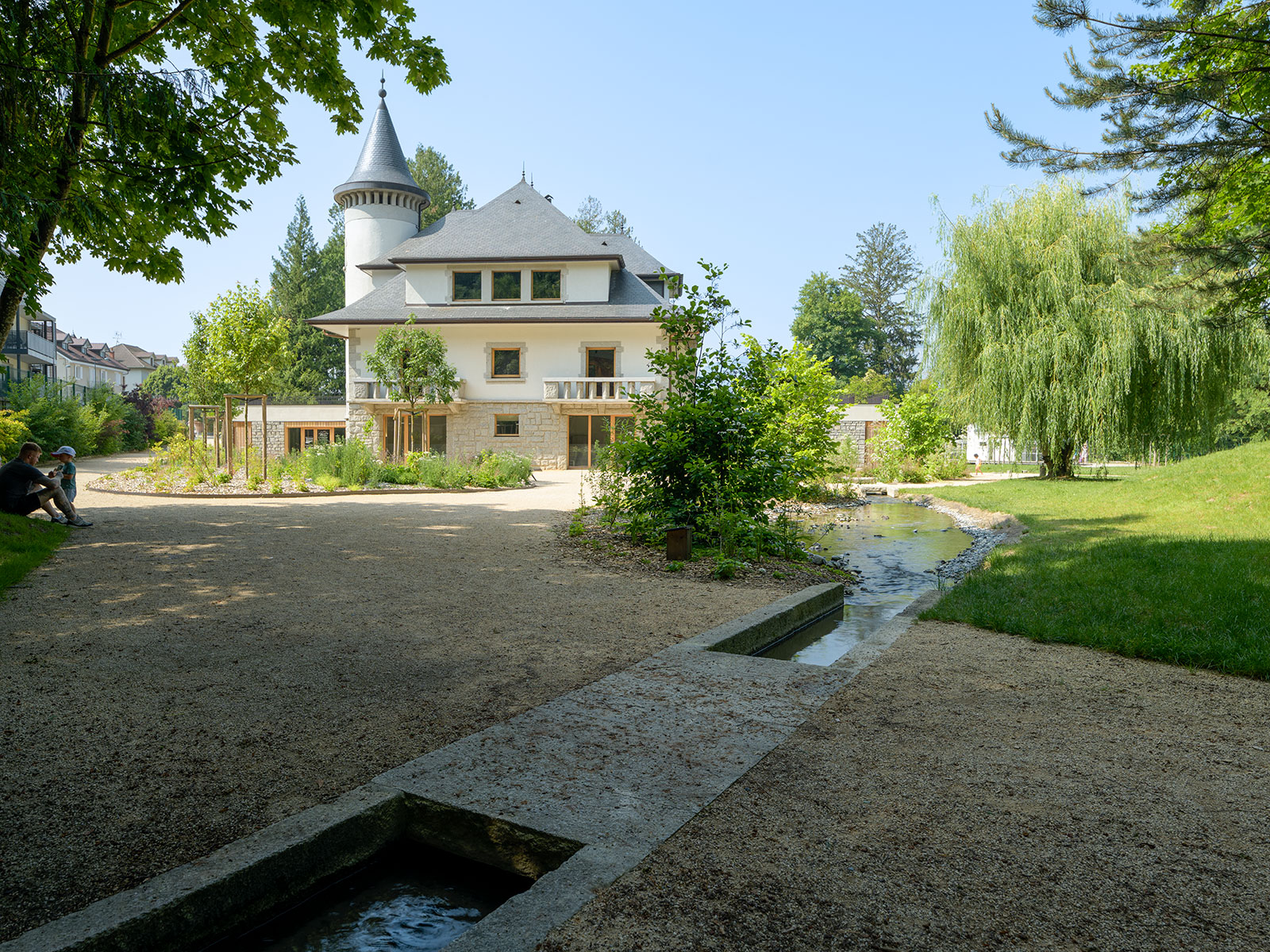 LJN - Haute-Savoie - Saint-Pierre-en-Faucigny - Villa cohendier - Parc historique - réemploi - signalétique - restauration du patrimoine