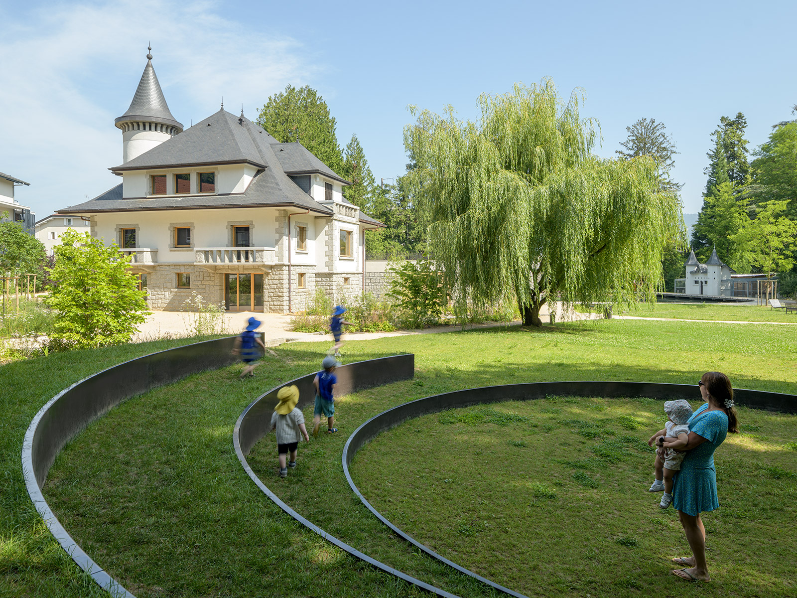 LJN - Haute-Savoie - Saint-Pierre-en-Faucigny - Villa cohendier - Parc historique - réemploi - signalétique - restauration du patrimoine