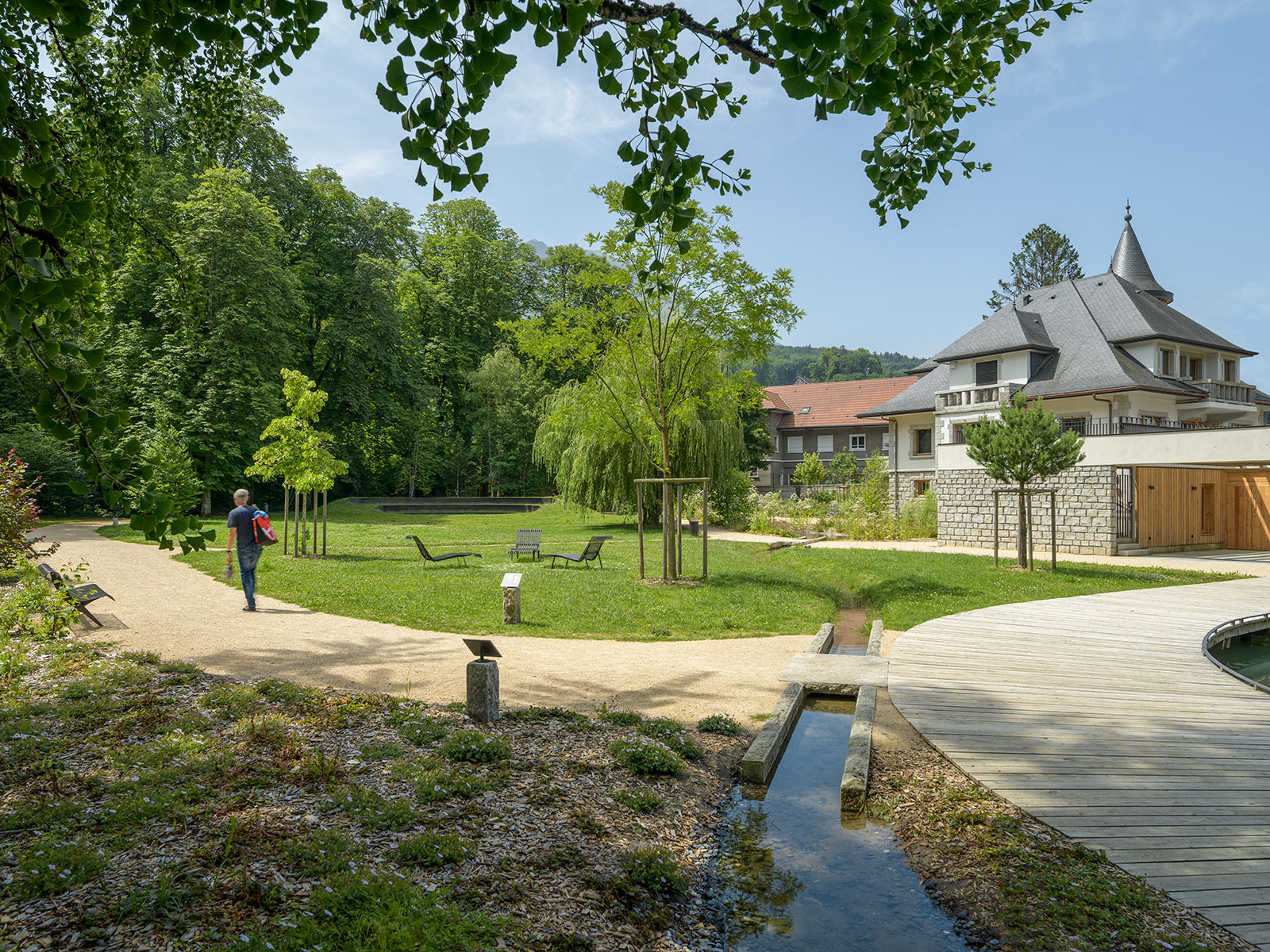 LJN - Haute-Savoie - Saint-Pierre-en-Faucigny - Villa cohendier - Parc historique - réemploi - signalétique - restauration du patrimoine