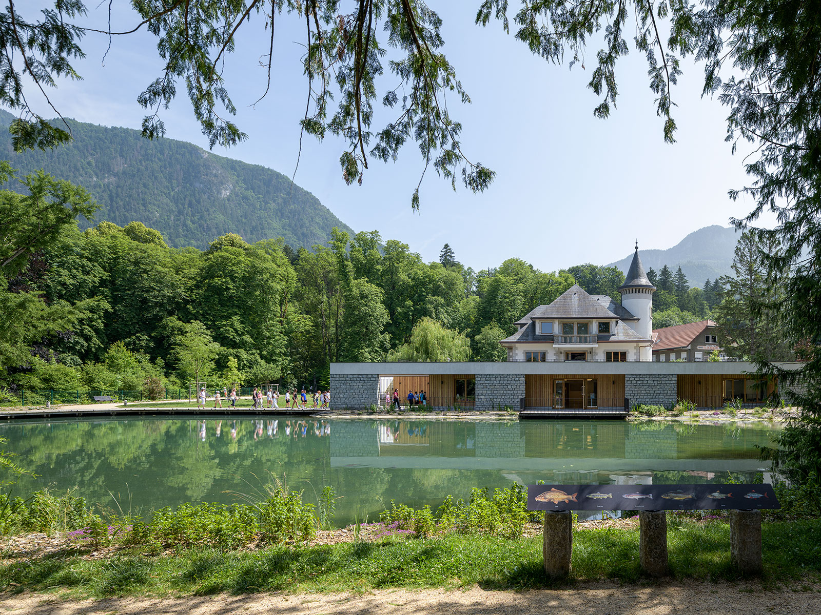 LJN - Haute-Savoie - Saint-Pierre-en-Faucigny - Villa cohendier - Parc historique - réemploi - signalétique - restauration du patrimoine