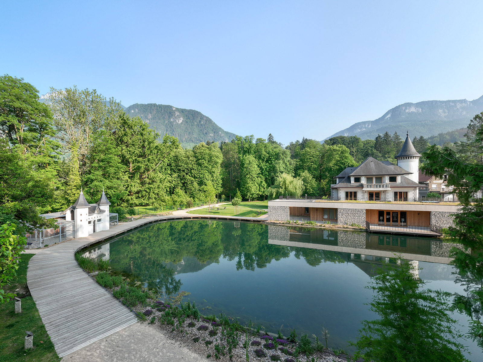 LJN - Haute-Savoie - Saint-Pierre-en-Faucigny - Villa cohendier - Parc historique - réemploi - signalétique - restauration du patrimoine