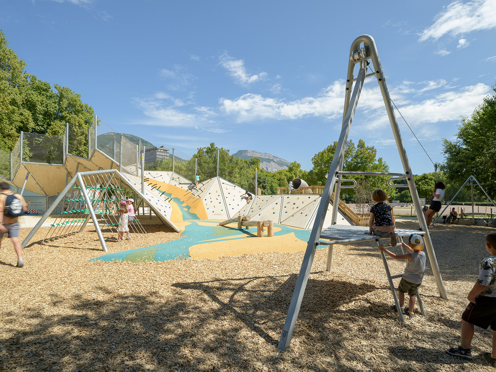 LJN - Paysagiste concepteur - Isère - Grenoble - La Grande Vallée - Photo -Aire de jeux - Parc