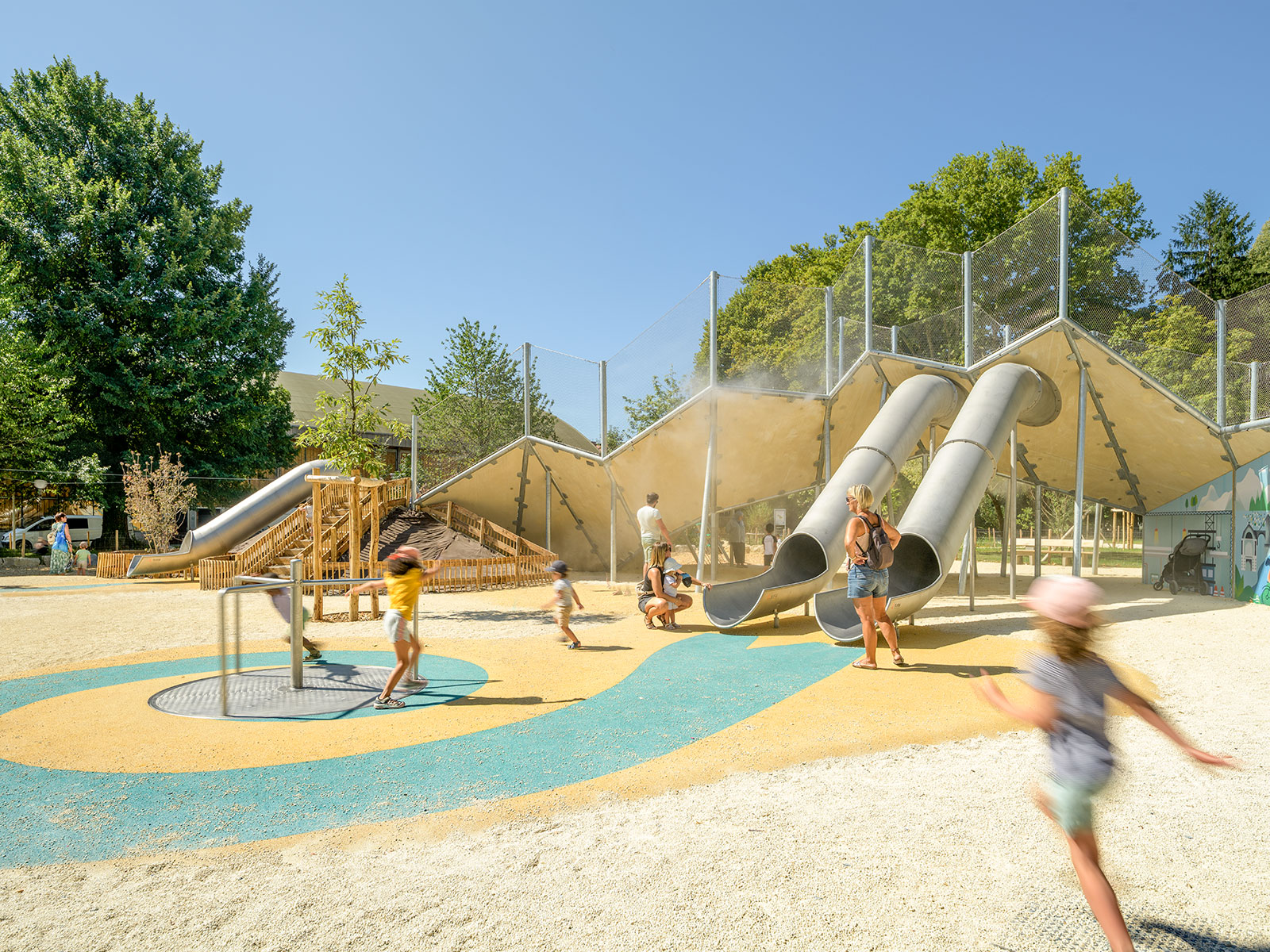 LJN - Paysagiste concepteur - Isère - Grenoble - La Grande Vallée - Photo -Aire de jeux - Parc