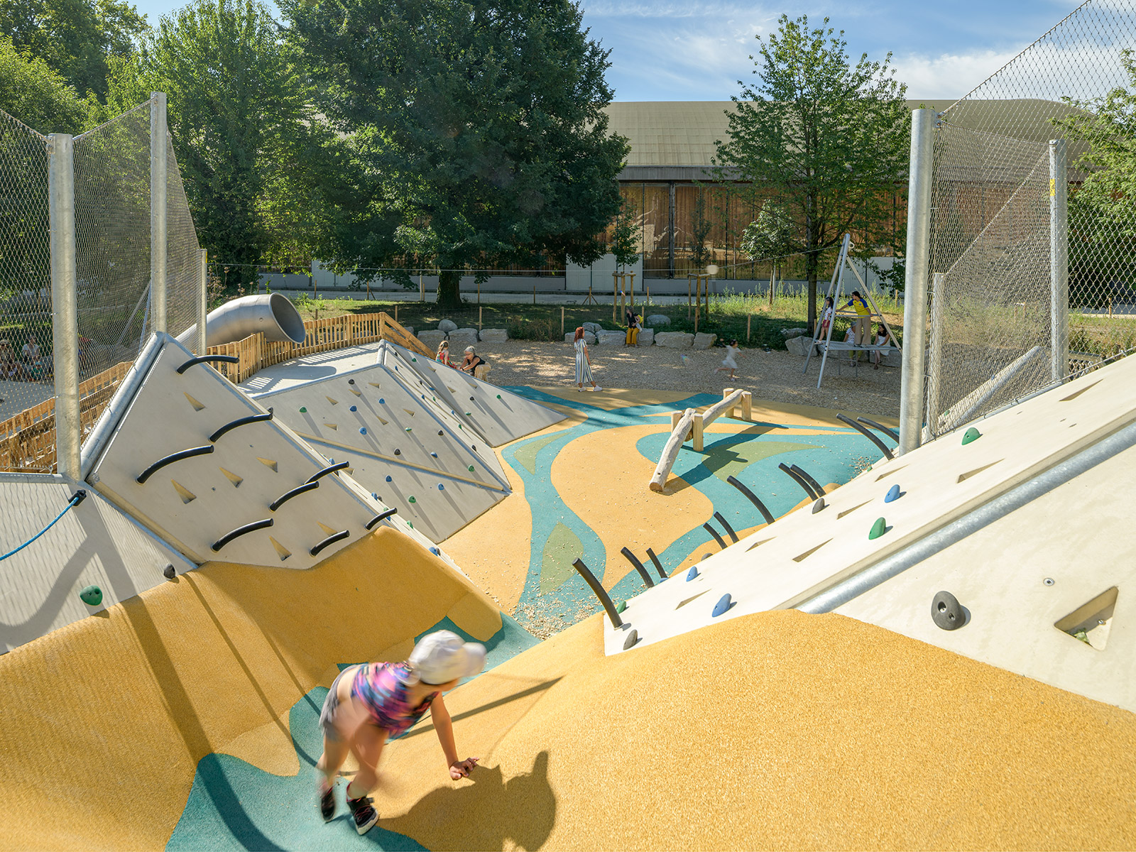 LJN - Paysagiste concepteur - Isère - Grenoble - La Grande Vallée - Photo -Aire de jeux - Parc
