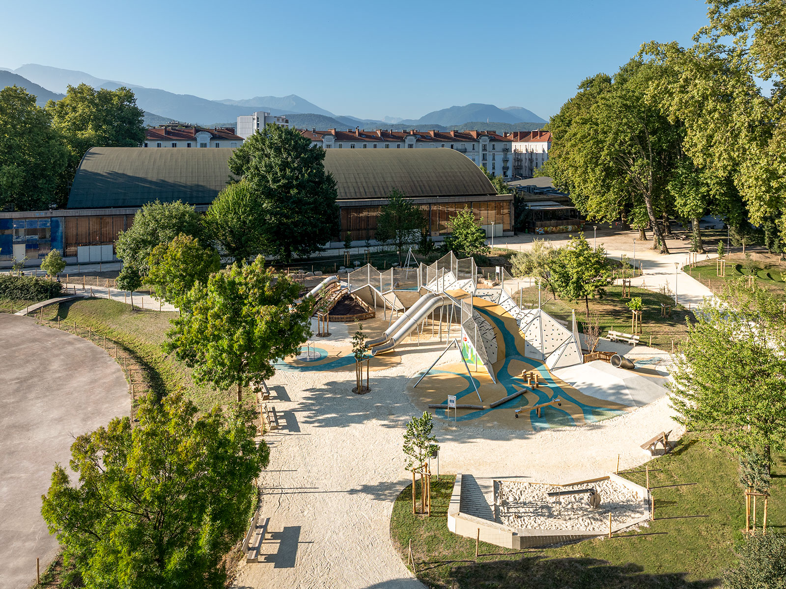 LJN - Paysagiste concepteur - Isère - Grenoble - La Grande Vallée - Photo -Aire de jeux - Parc