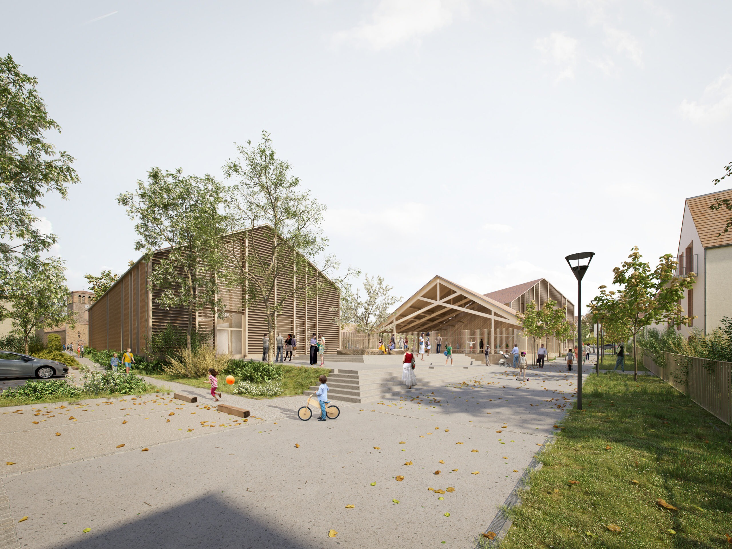 LJN - Rhône - Cailloux sur Fontaine - Groupe scolaire - ZAC Favret