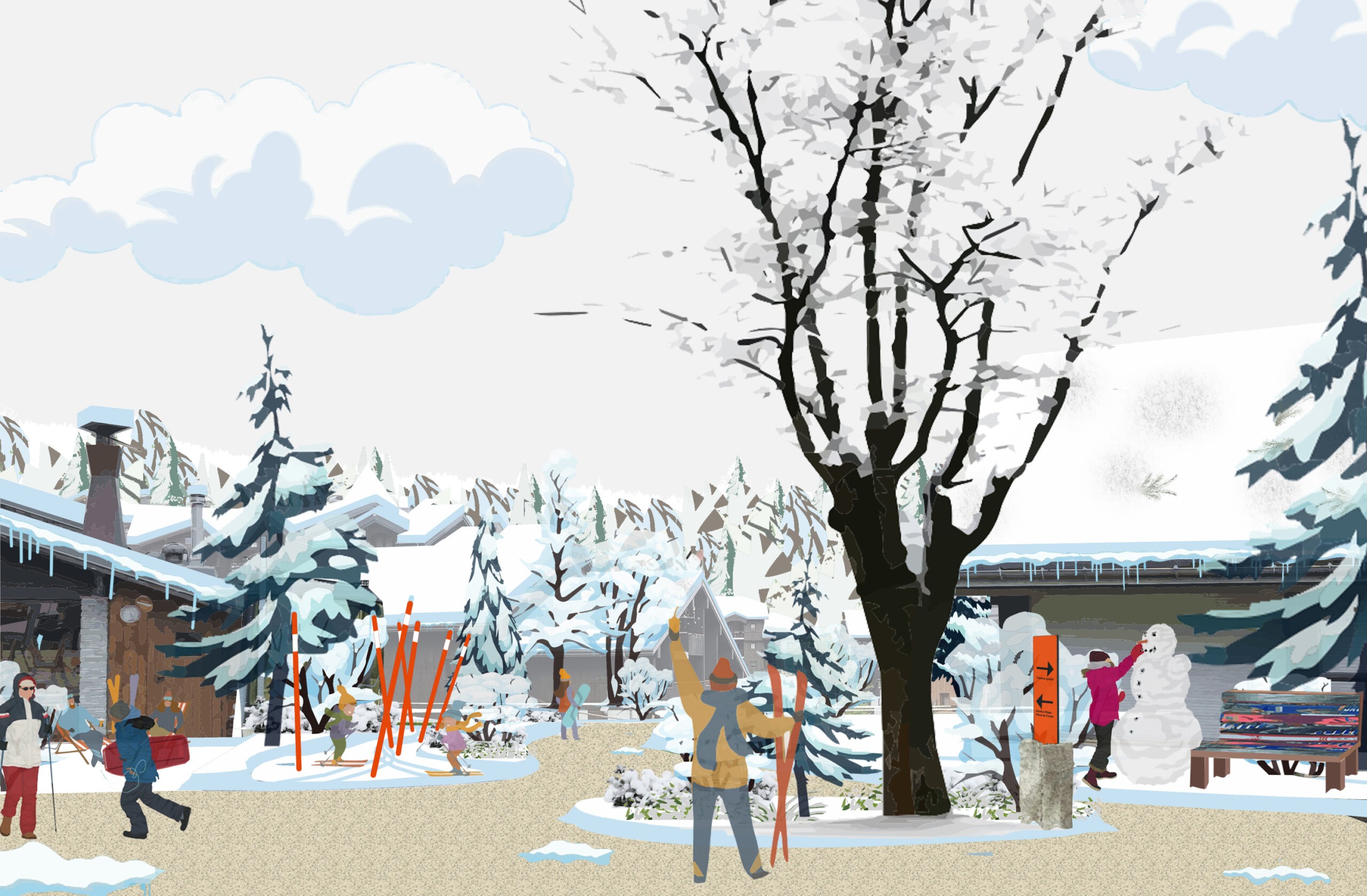 LJN - Haute-Savoie - Morillon - Les Esserts - Station de ski - Revitalisation