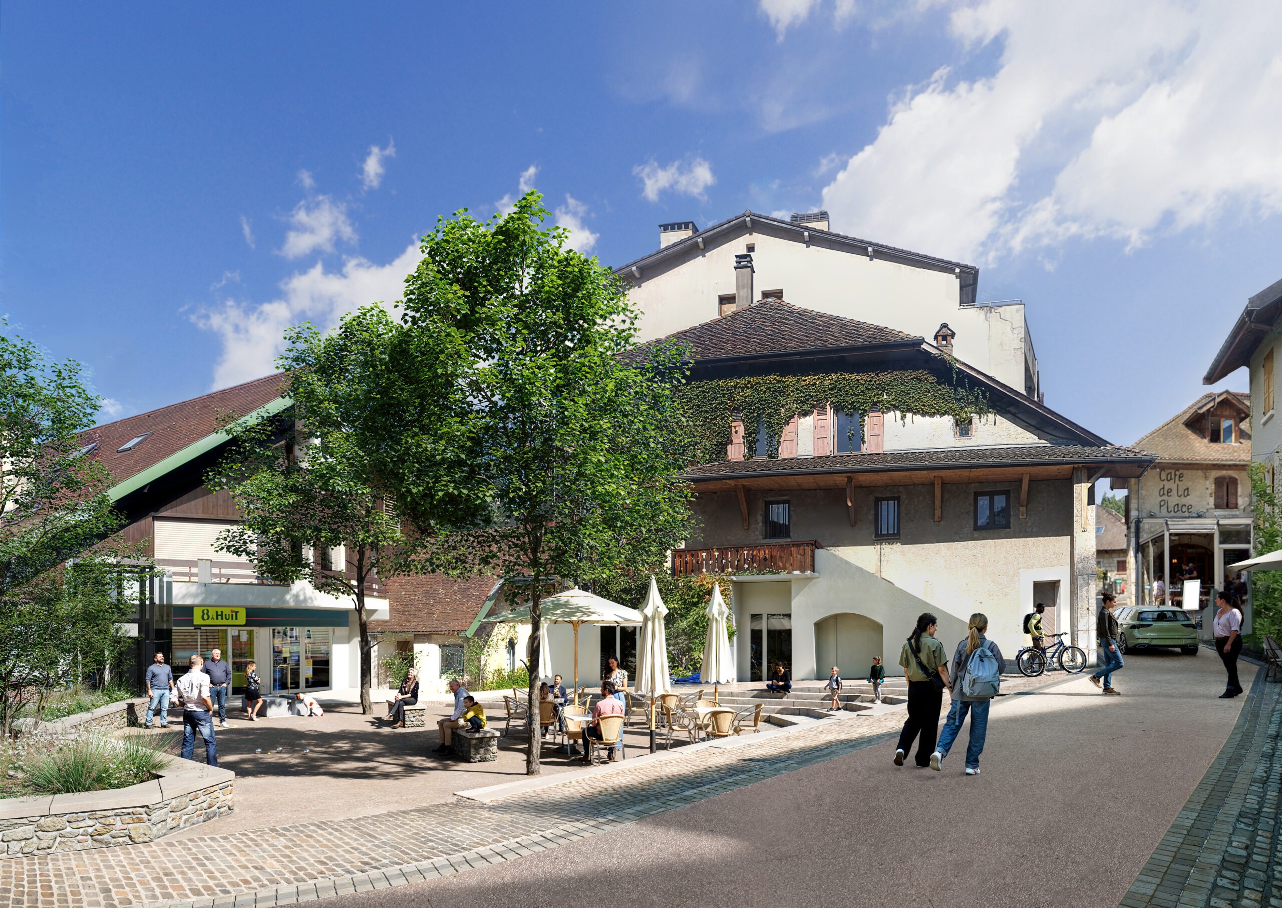 LJN - Haute-Savoie - Talloires - Centre bourg