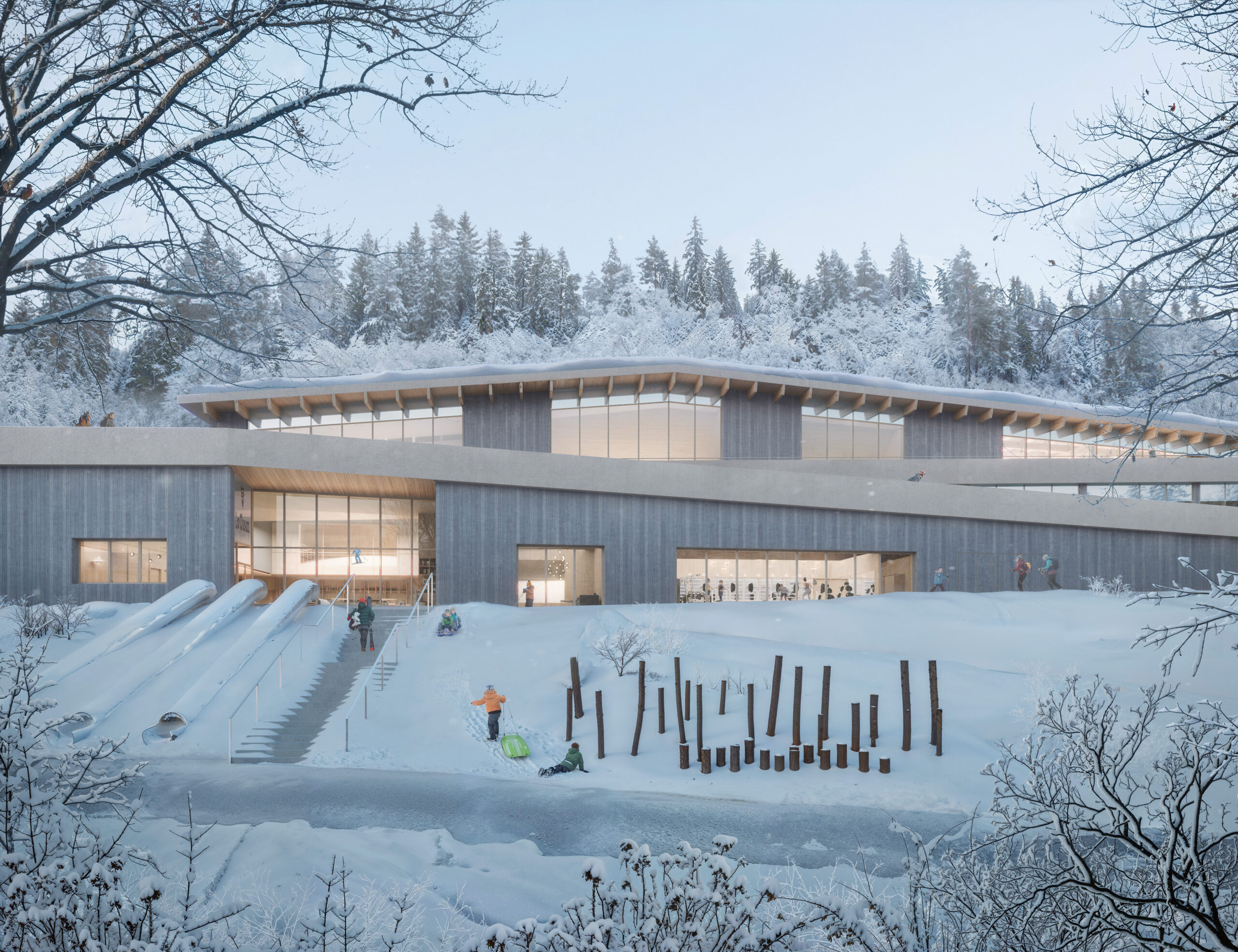 LJN - Haute-Savoie - La Clusaz - Pôle indoor et outdoor - Jeux olympiques et paralympiques 2030